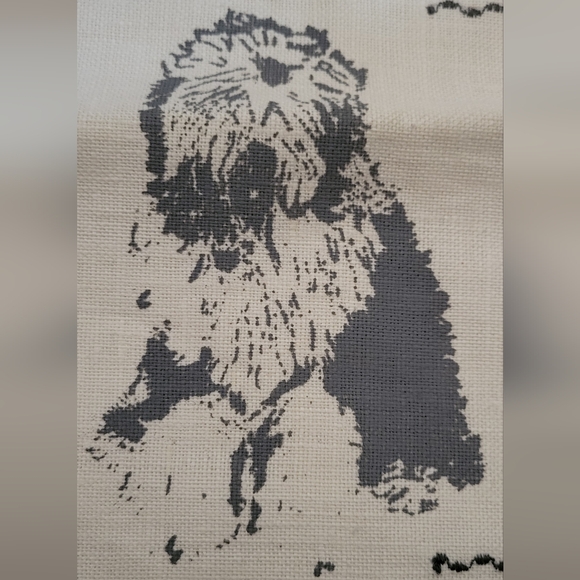 Ashley English Sheepdog Bone China Coffee Tea Cup Mug & Linen Dish Towel Set NEW - Picture 4 of 6